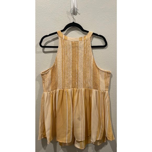 TORRID Yellow Stripe Babydoll Tunic - Picture 3 of 3